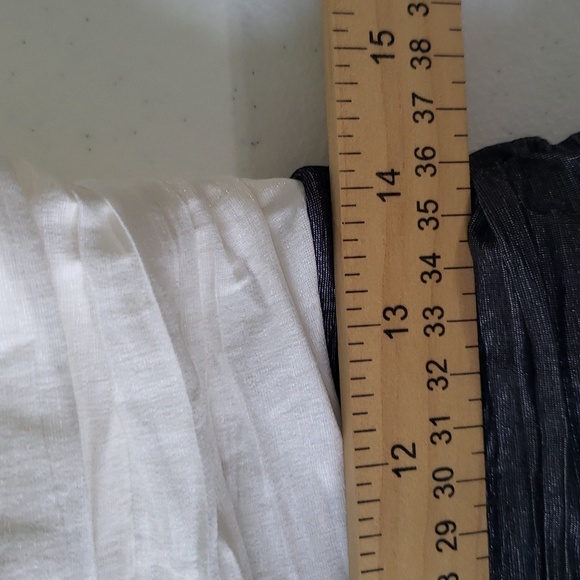 Suzi Chin For Maggie Boutique Sleeveless Mini Dress 8 White Gray Ruched Stretch - Picture 12 of 14